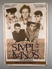 Simple minds waterboys for sale  PRESTON