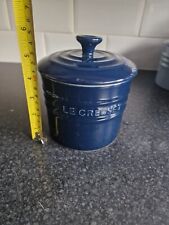 Creuset navy blue for sale  CHICHESTER