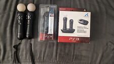 Bundle 2 Move Motion, 1 Navigation Controllers, charging station  PS3 PS4 VR for sale  Shipping to South Africa