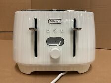 De'Longhi Ballerina CTD4003.W 4-Slice Toaster, Opaline White, 1800W Faulty for sale  Shipping to South Africa