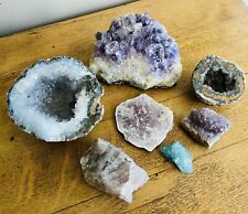 Lot of Crystals, Rocks, Geodes, Minerals 4lbs for sale  Shipping to South Africa