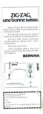 1973 bernina advertising d'occasion  Expédié en Belgium