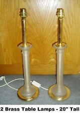 Table lamps brass for sale  LONDON