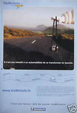 Publicité 2002 michelin d'occasion  Compiègne