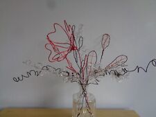 Wire flowers bouquet for sale  MARCH