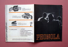 Catalogo phonola 1962 usato  Italia