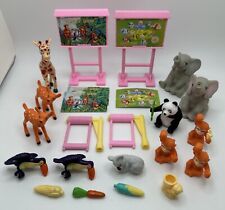 Lote de figuras de animales mono koala elefante de zoológico de mascotas Mattel 2000 segunda mano  Embacar hacia Argentina