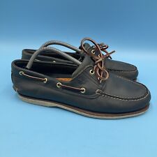Timberland navy leather for sale  MANCHESTER