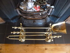 Set antique brass for sale  Shipping to Ireland