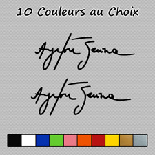 Stickers signature ayrton d'occasion  Brissac-Quincé