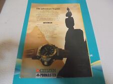 1989 publicidade CITIZEN Promaster Altichrom relógio anúncio impresso original comprar usado  Enviando para Brazil