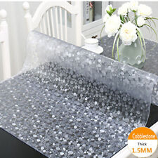 Toalha de mesa de vidro macio PVC plástico óleo impermeável Plus Thick 1,5 mm comprar usado  Enviando para Brazil