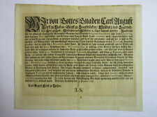 Urkunde kirchheimbolanden 1738 gebraucht kaufen  Ansbach