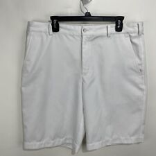 Pantalones cortos para hombre Nike Golf Bermudas 36 blancos poliéster a rayas 388781-100  segunda mano  Embacar hacia Argentina