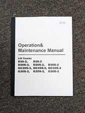 Daewoo D20S-2 D25S-2 D30S-2 Empilhadeira Proprietário Operador Manual de Manutenção comprar usado  Enviando para Brazil