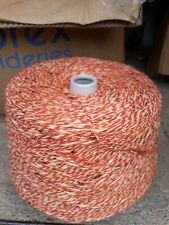 fil à tricoter Laine Fantaisie orange 1Kg500 d'occasion  Roanne
