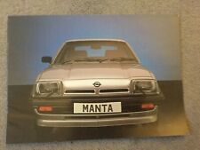 Opel manta sept for sale  WEYMOUTH