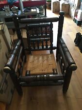 Afghanistan armchair wooden for sale  LONDON