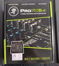 MACKIE PROFX6v3 6 canais mixer de efeitos profissionais com USB-NOVO EM FOLHA CAIXA ABERTA. comprar usado  Enviando para Brazil