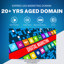 Nome de domínio EUA 20+ anos marketing de idade EXPIRADO com conteúdo relevante, usado comprar usado  Enviando para Brazil