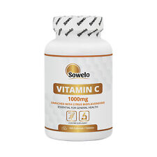 SOWELO Vitamin C 1000mg Tablets Ascorbic Acid With Bioflavonoids comprar usado  Enviando para Brazil