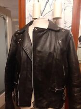 vintage fringed leather jacket for sale  LEIGH