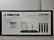 Sistema de micrófono inalámbrico Phenyx Pro PTU-5000 4 canales UHF nuevo caja abierta segunda mano  Embacar hacia Argentina