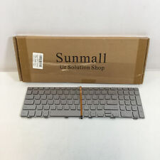 Teclado Sunmall prata quadro e retroiluminado para notebook compatível com Dell comprar usado  Enviando para Brazil