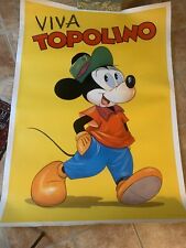 Viva topolino poster usato  Italia