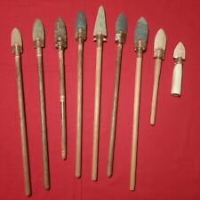 Nine flint arrowheads for sale  Merino