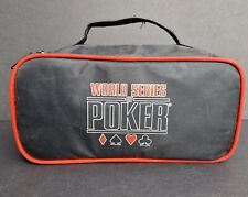 WORLD SERIES of POKER Set w/Case Chips & Table Mat Soft Case for sale  Shipping to South Africa