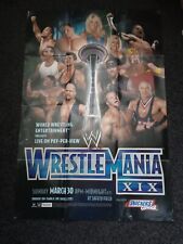 wrestlemania poster for sale  CROOK