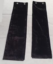 Pair black polyester for sale  WARRINGTON