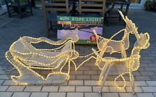 Christmas sleigh reindeer for sale  Englishtown