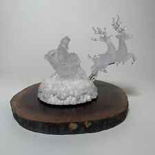 Clear acrylic santa for sale  Fort Collins