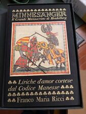 Minnesanger grande manoscritto usato  Verdellino