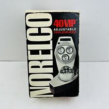 VTG Norelco 40 VIP TripleHeader Vintage Shaver In Box Barber Shop Bathroom Decor for sale  Shipping to South Africa