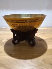 Chinese brass bowl for sale  STRATHDON