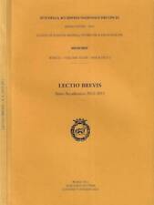 Lectio brevis. anno usato  Italia