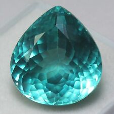 Certified 24.35 CT Natural Neon Blue Copper Bearing Paraiba Tourmaline for sale  Shipping to South Africa