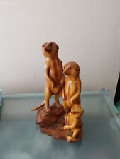 Resin meerkats sculpture for sale  WORTHING