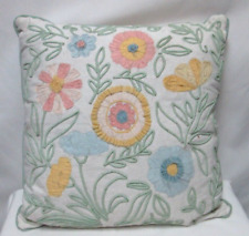 Embroidered throw pillow for sale  Houston