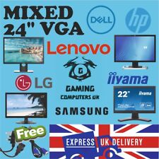 CHEAP Monitor 24" Inch PC Computer LCD  VGA TFT HD FLATSCREEN DELL HP SAMSUNG LG for sale  Shipping to South Africa