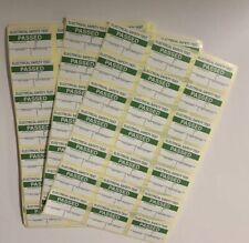 Pat test labels for sale  POTTERS BAR