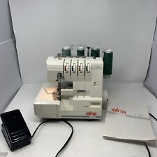 Used, Vintage Elna LOCK T 34 D Sewing Machine With Manual And Foot pedal Tested* for sale  Shipping to South Africa