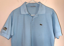 Camisa polo vintage LACOSTE Chemise algodão original tamanho G azul França em excelente estado usado comprar usado  Enviando para Brazil