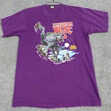 The Big Bad Wolf T-shirt Medium Purple Vintage 1991 Busch Gardens USA Made for sale  Shipping to South Africa