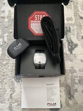Polar FT4 FT4M Fitness Heart Rate Monitor Watch Silver/Black With Sensor & Strap for sale  Shipping to South Africa