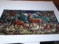 Deer tapestry vintage for sale  Kalispell