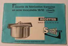 Fascicule vintage recettes d'occasion  Fontaines-sur-Saône